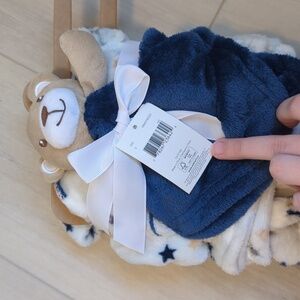 New blanket and plushie with tag